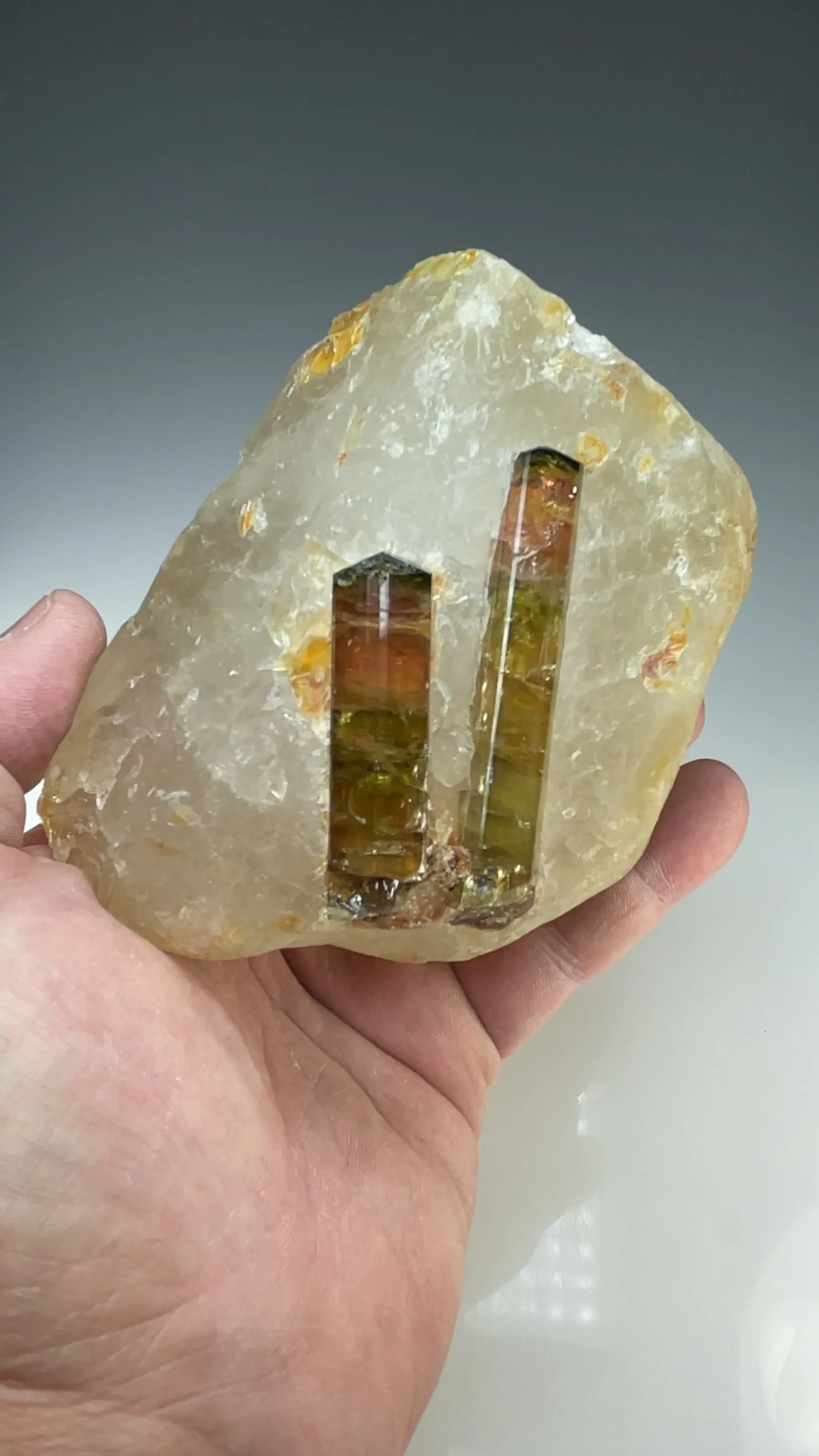 Elbaite with Quartz - image 2