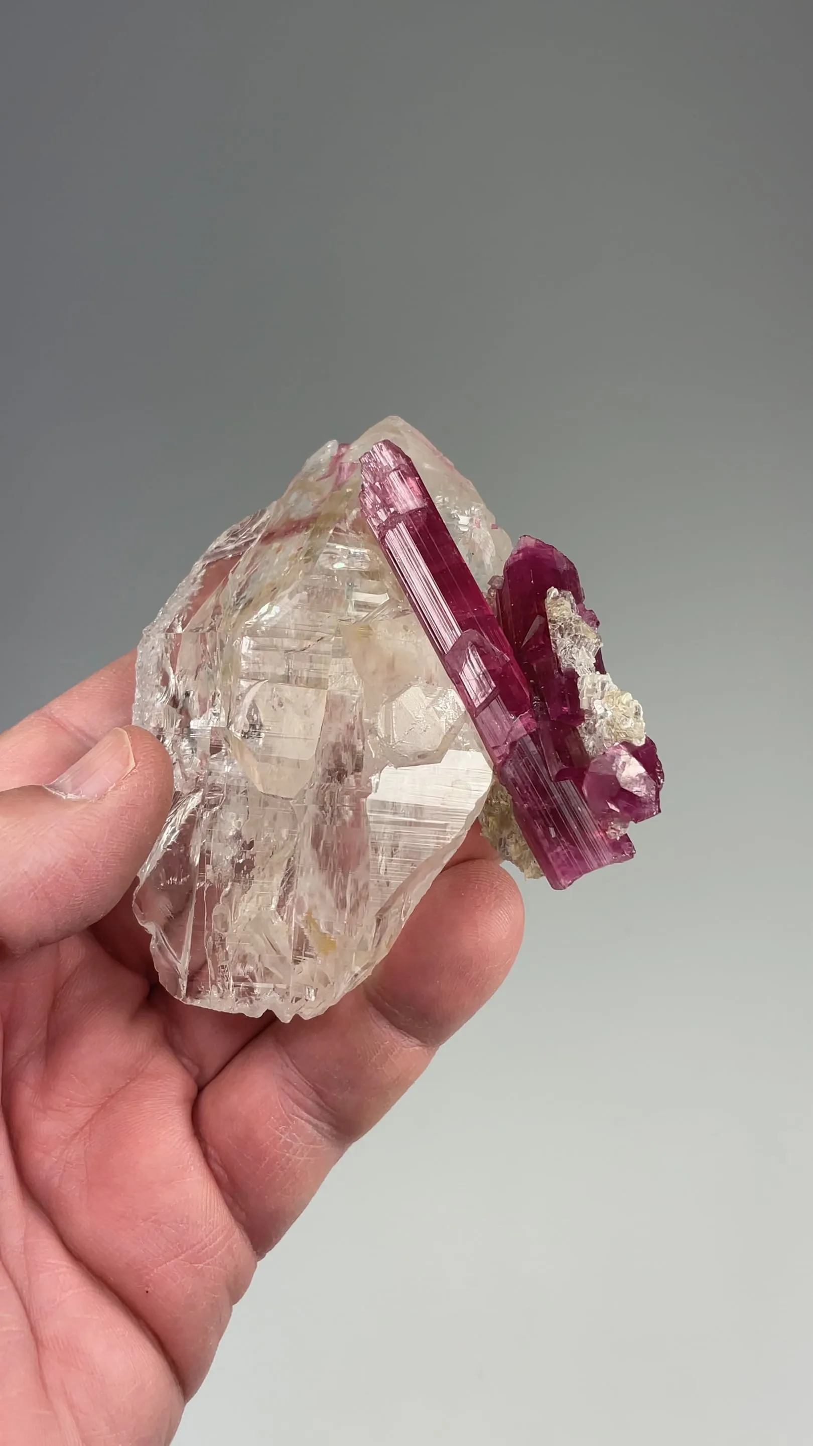 Elbaite with Quartz - image 2