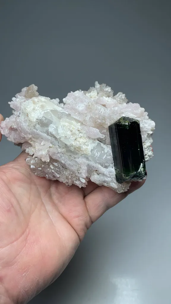 Elbaite with Quartz - image 2