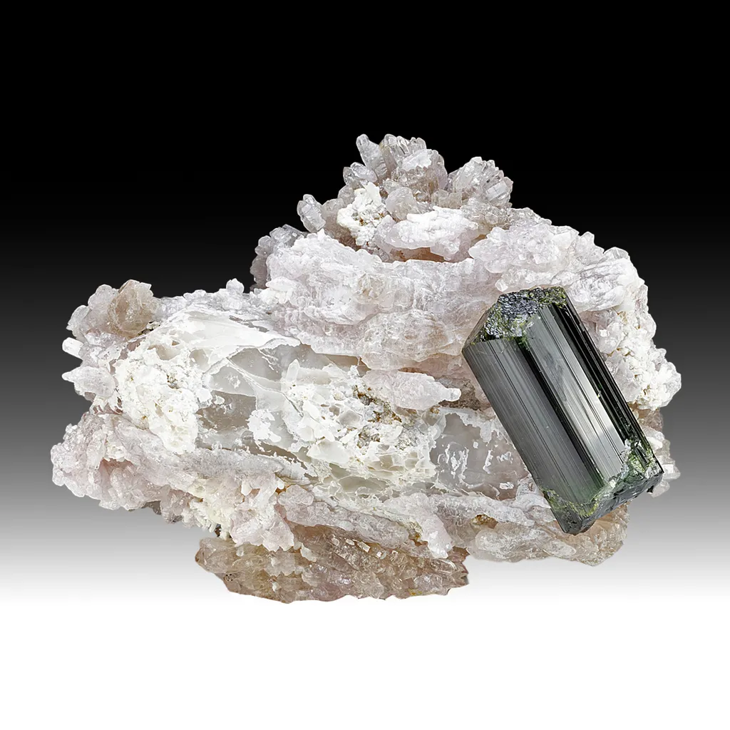Elbaite with Quartz image