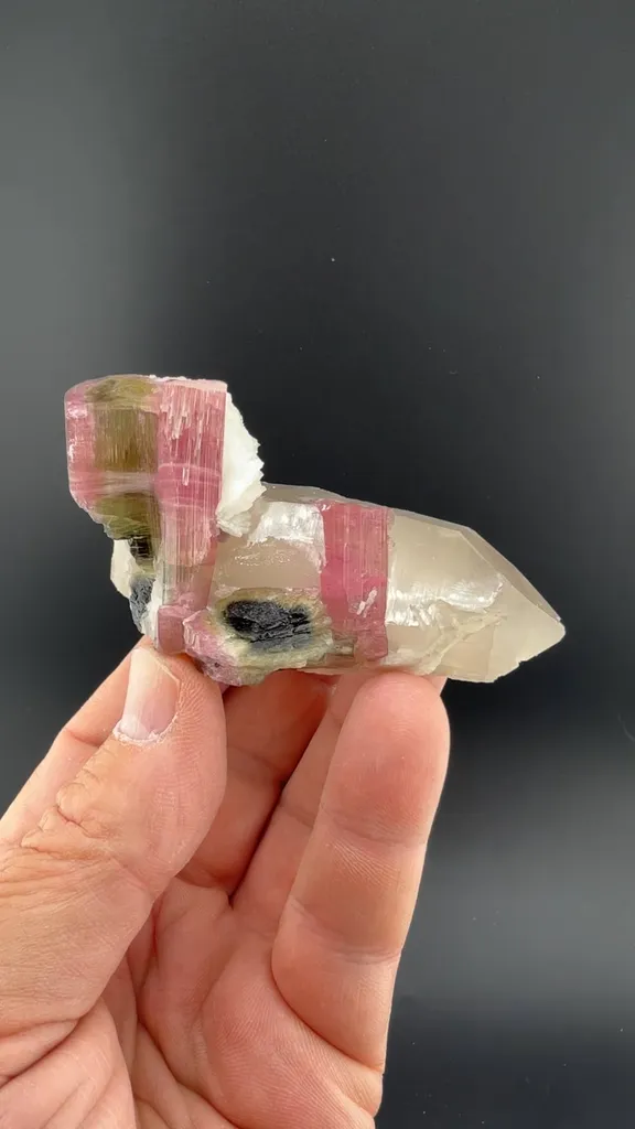 Elbaite with Quartz image