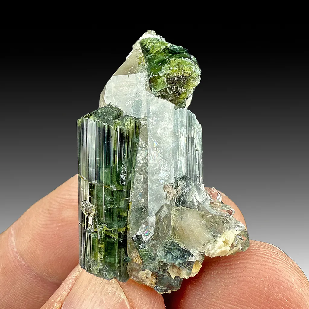 Elbaite with Quartz image