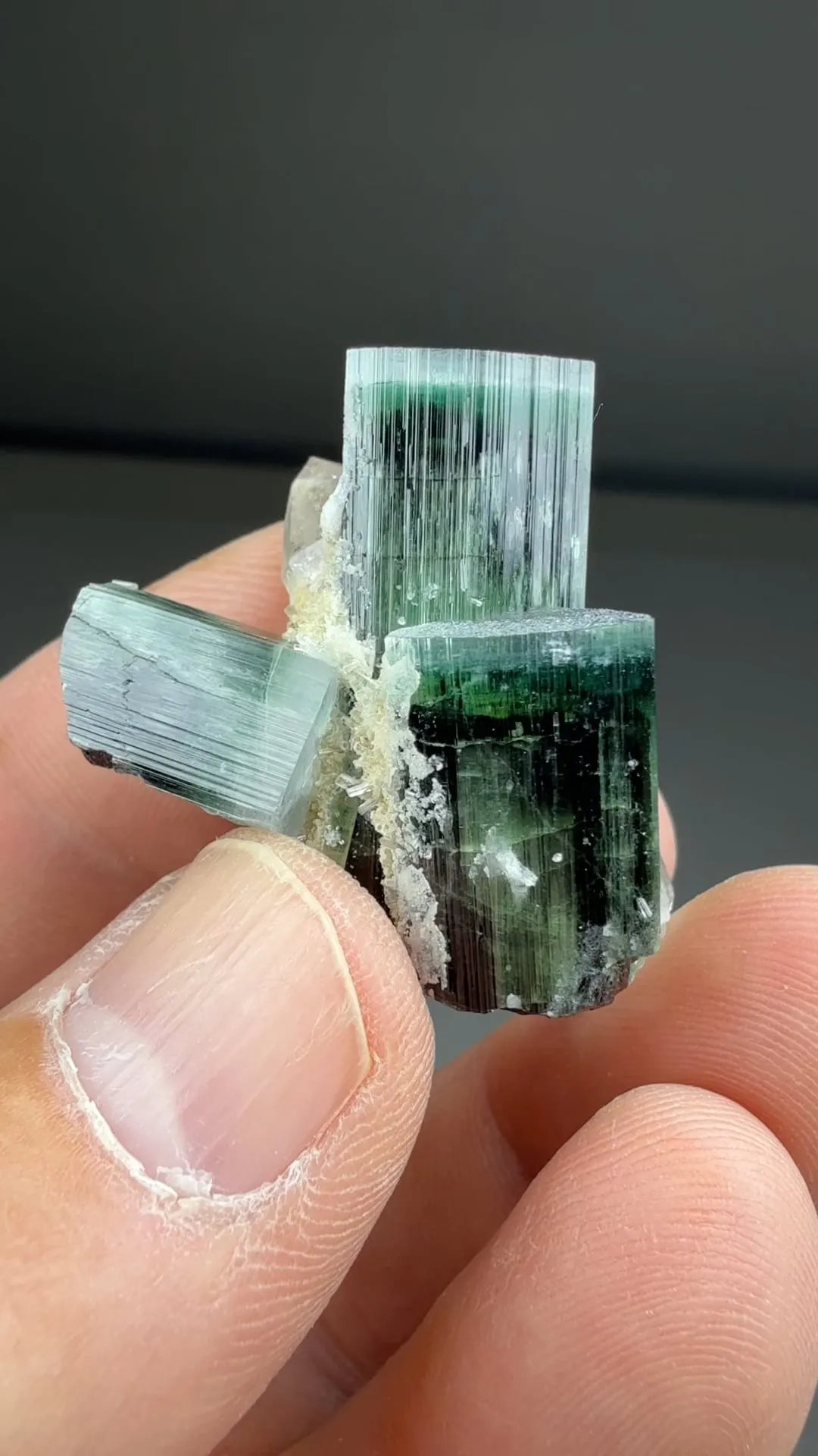 Elbaite with Quartz - image 2