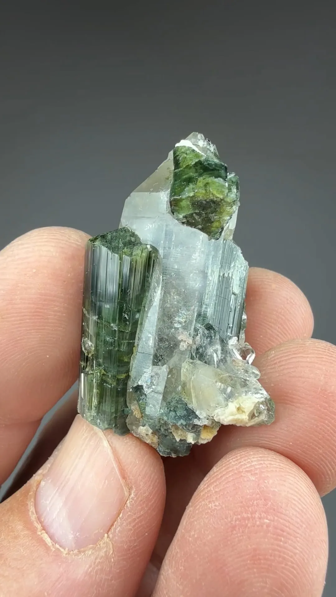 Elbaite with Quartz - image 2