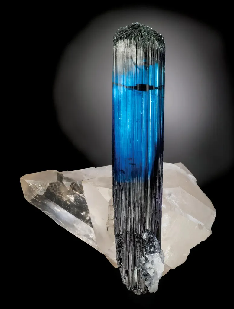 Elbaite with Quartz image