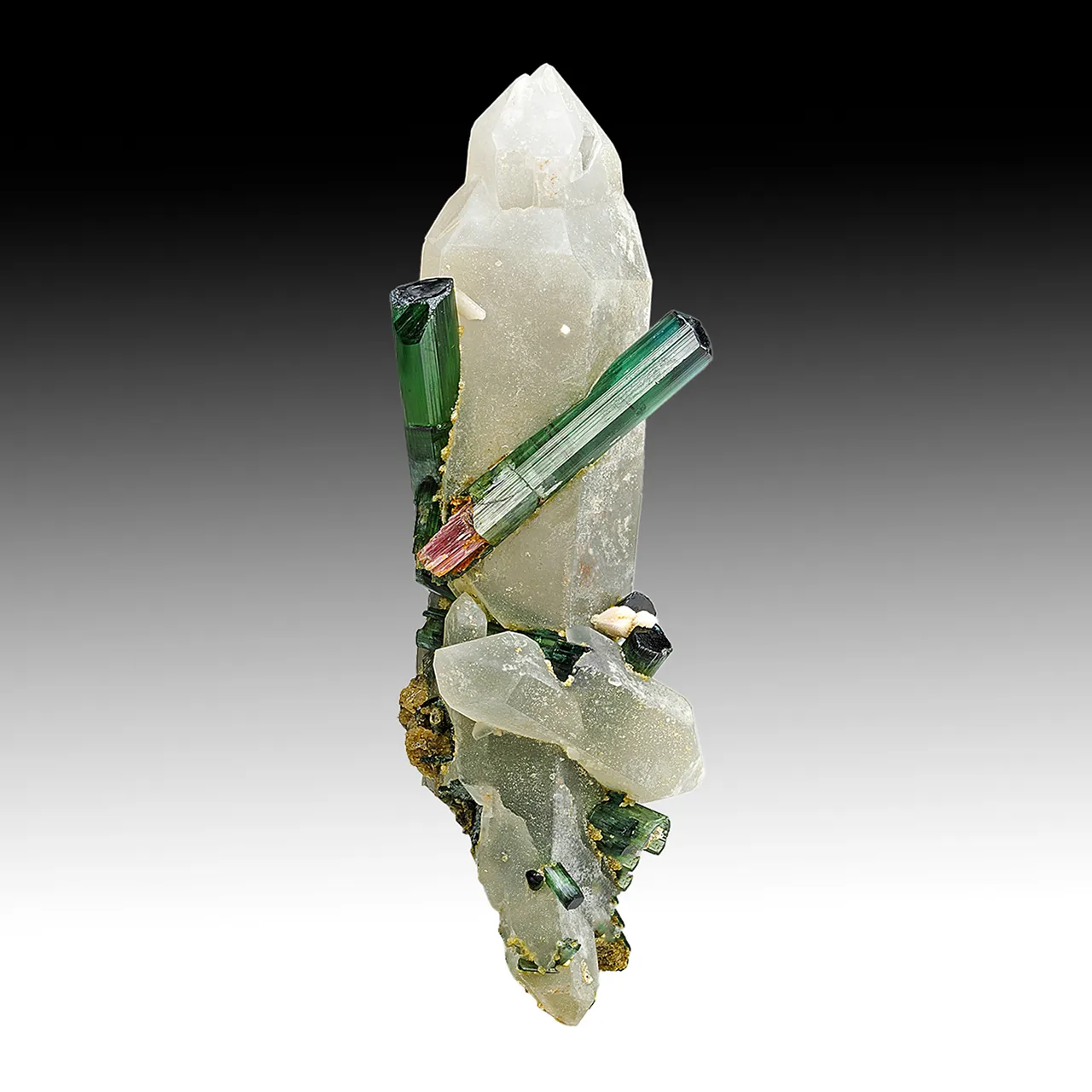 Elbaite with Quartz - image 1