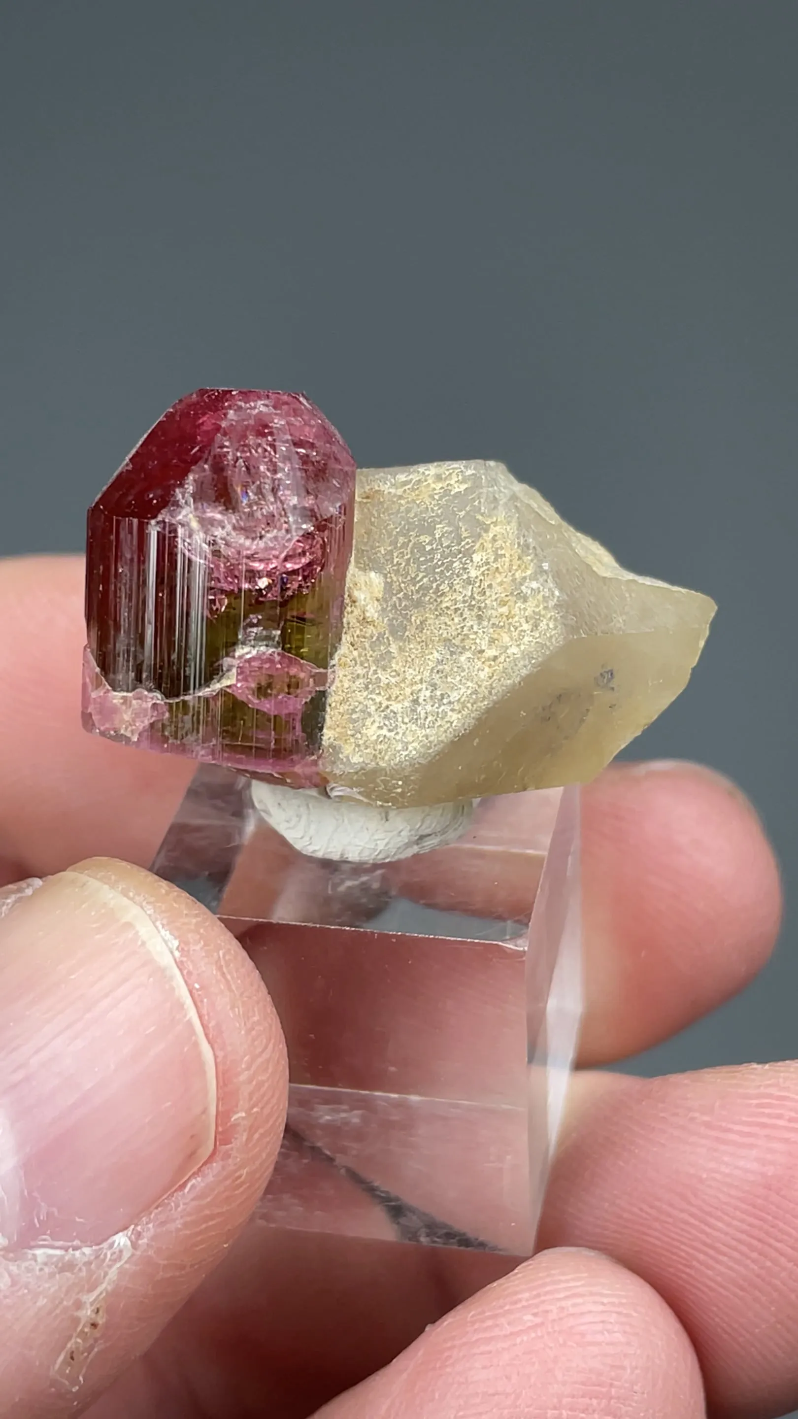 Elbaite with Quartz - image 2