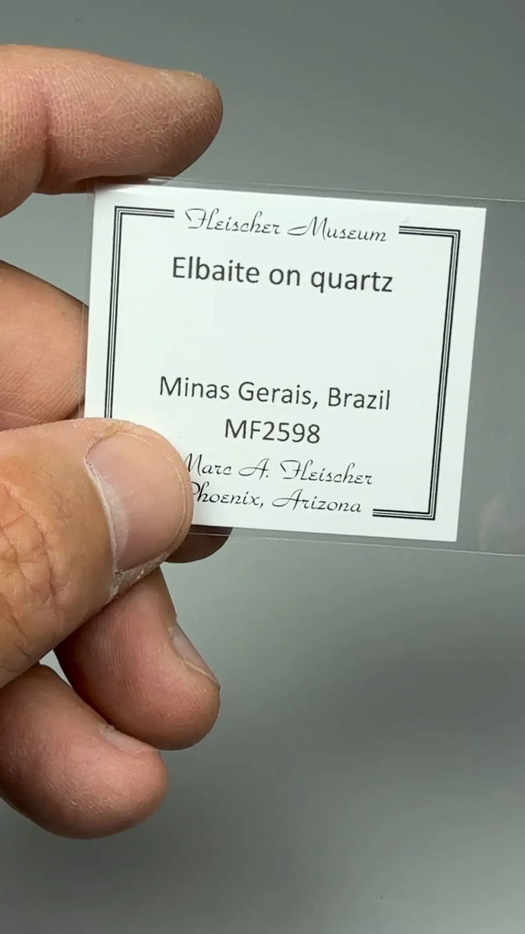 Elbaite with Quartz - image 2