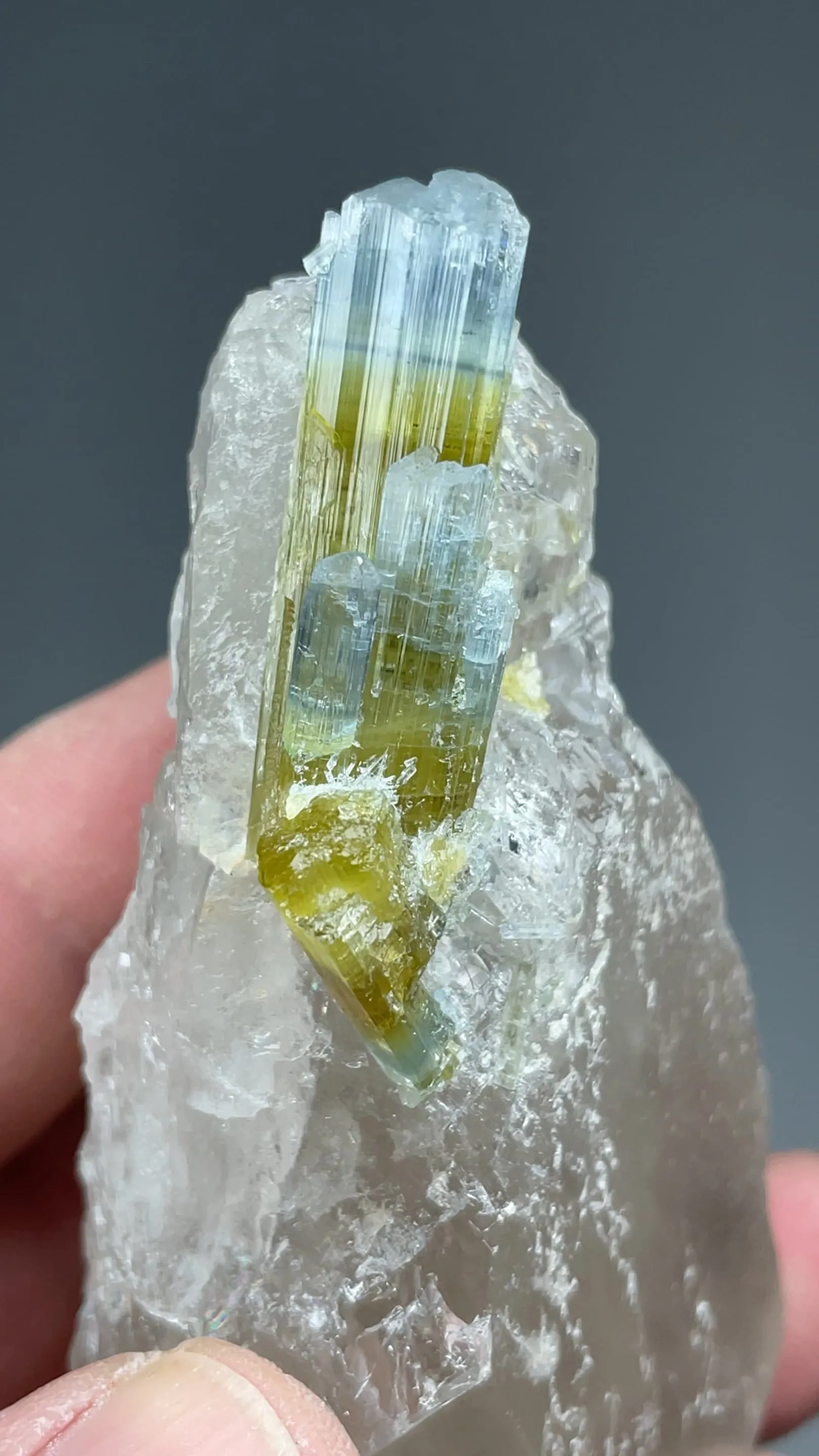 Elbaite with Quartz - image 3