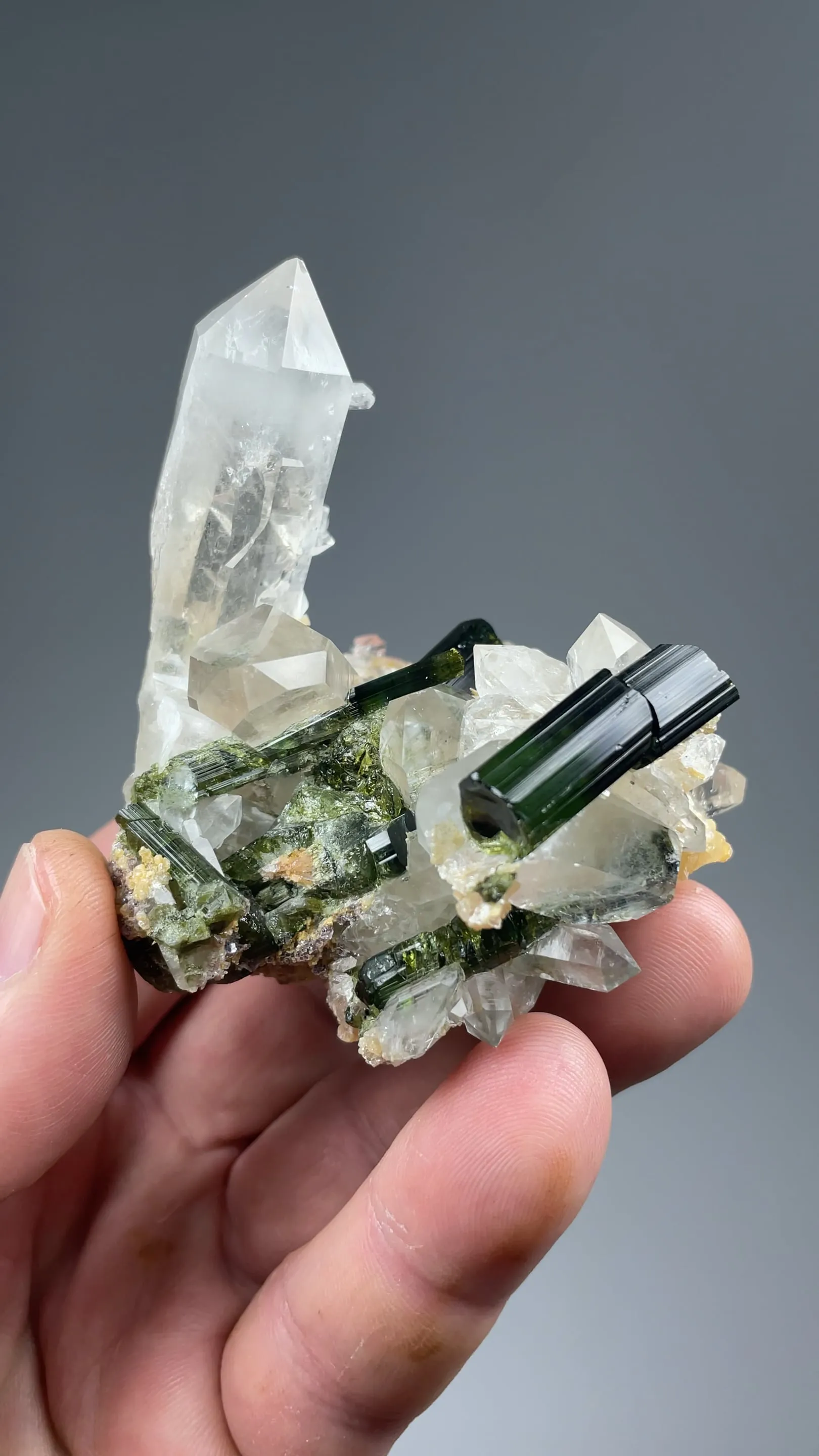 Elbaite with Quartz - image 2