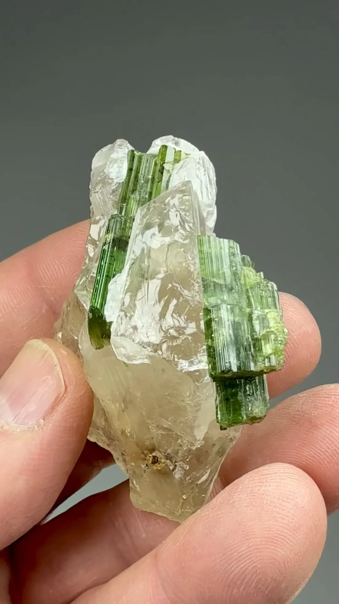 Elbaite with Quartz - image 2