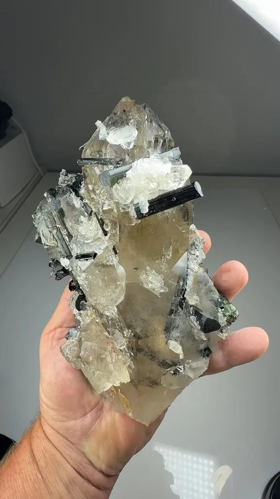 Elbaite with Quartz - image 2