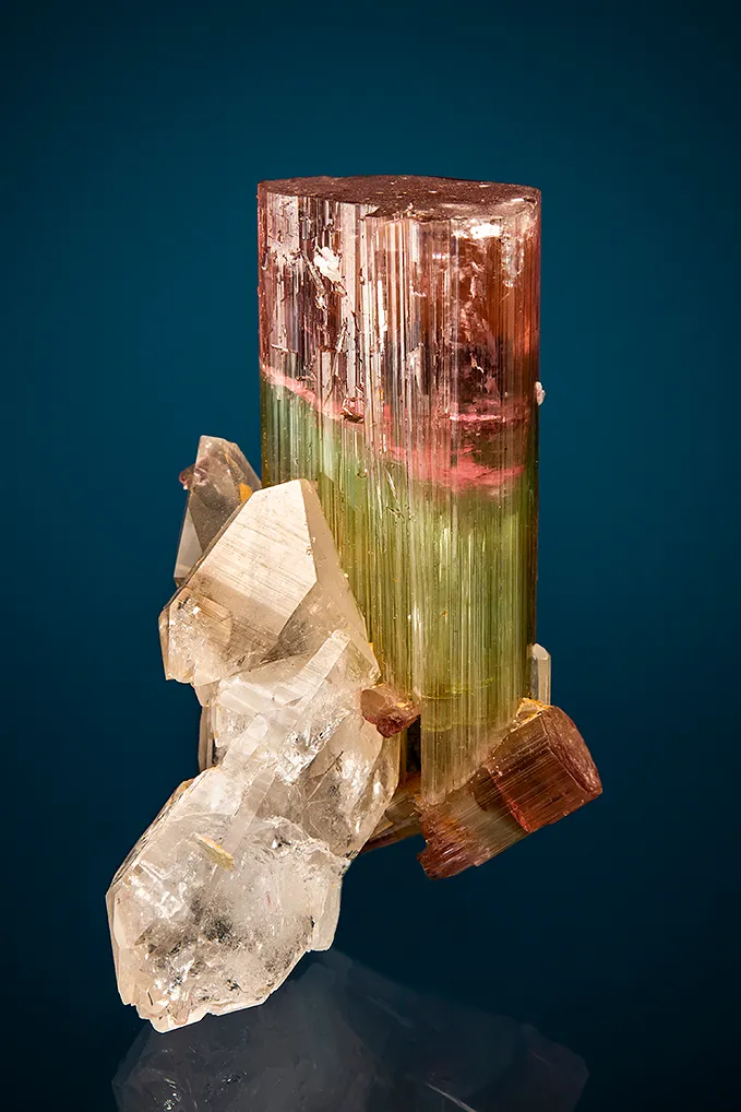 Elbaite with Quartz - image 2
