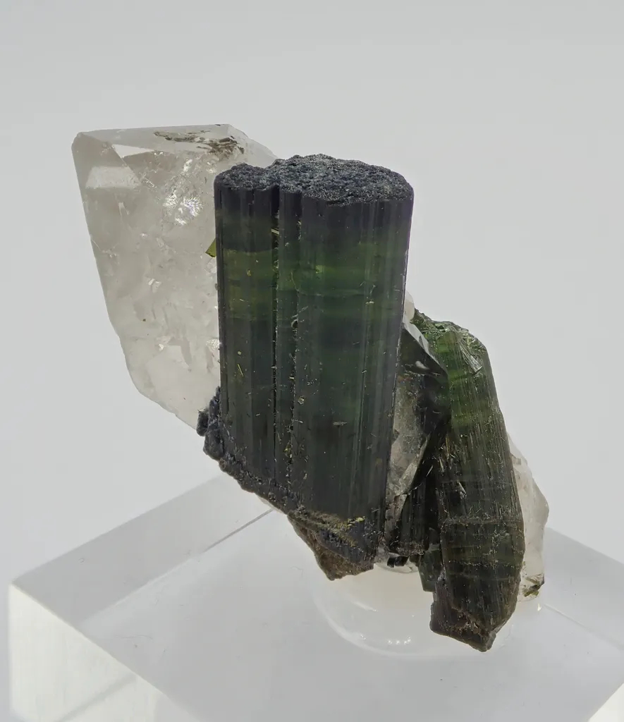 Elbaite with Quartz image