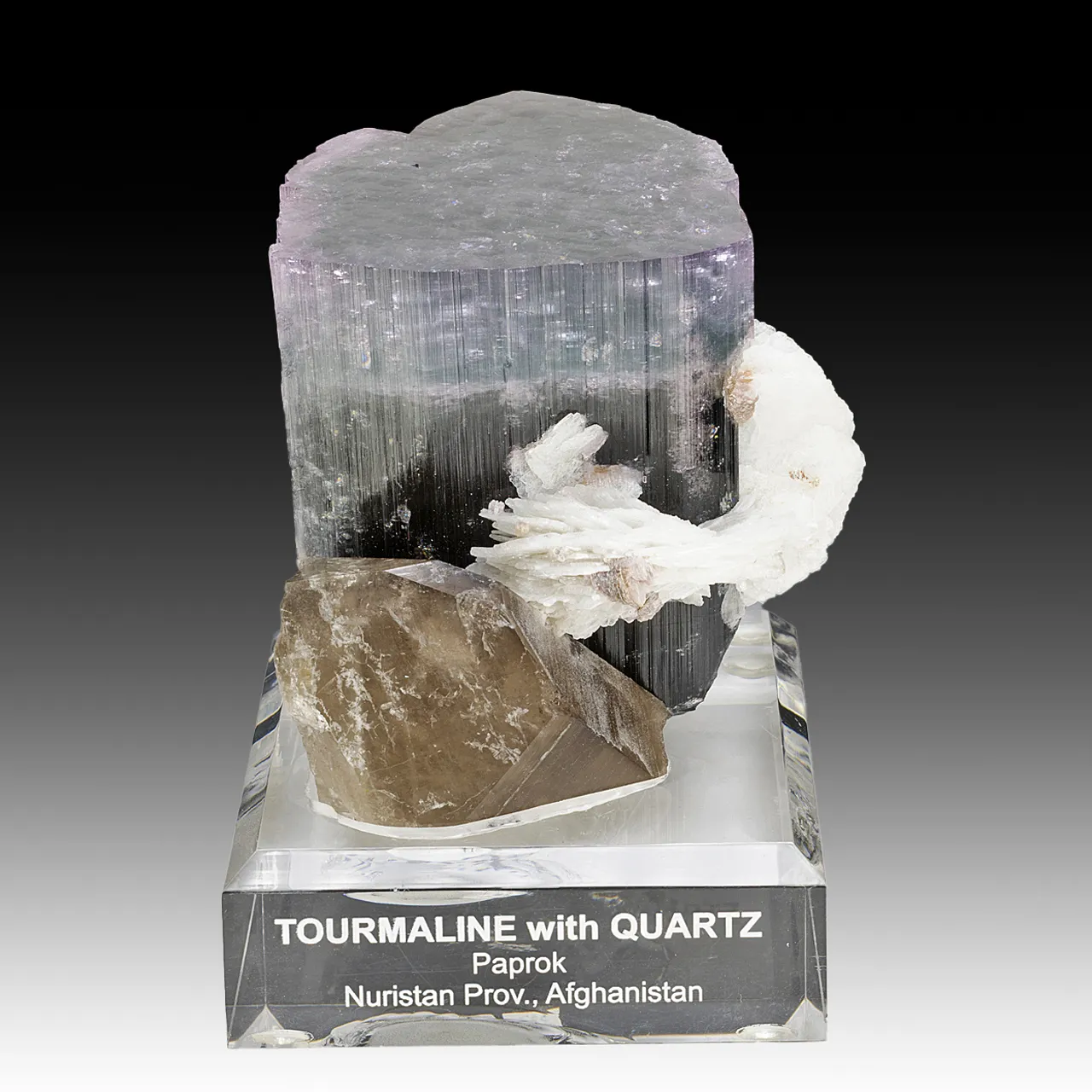 Elbaite with Quartz, Albite - image 1