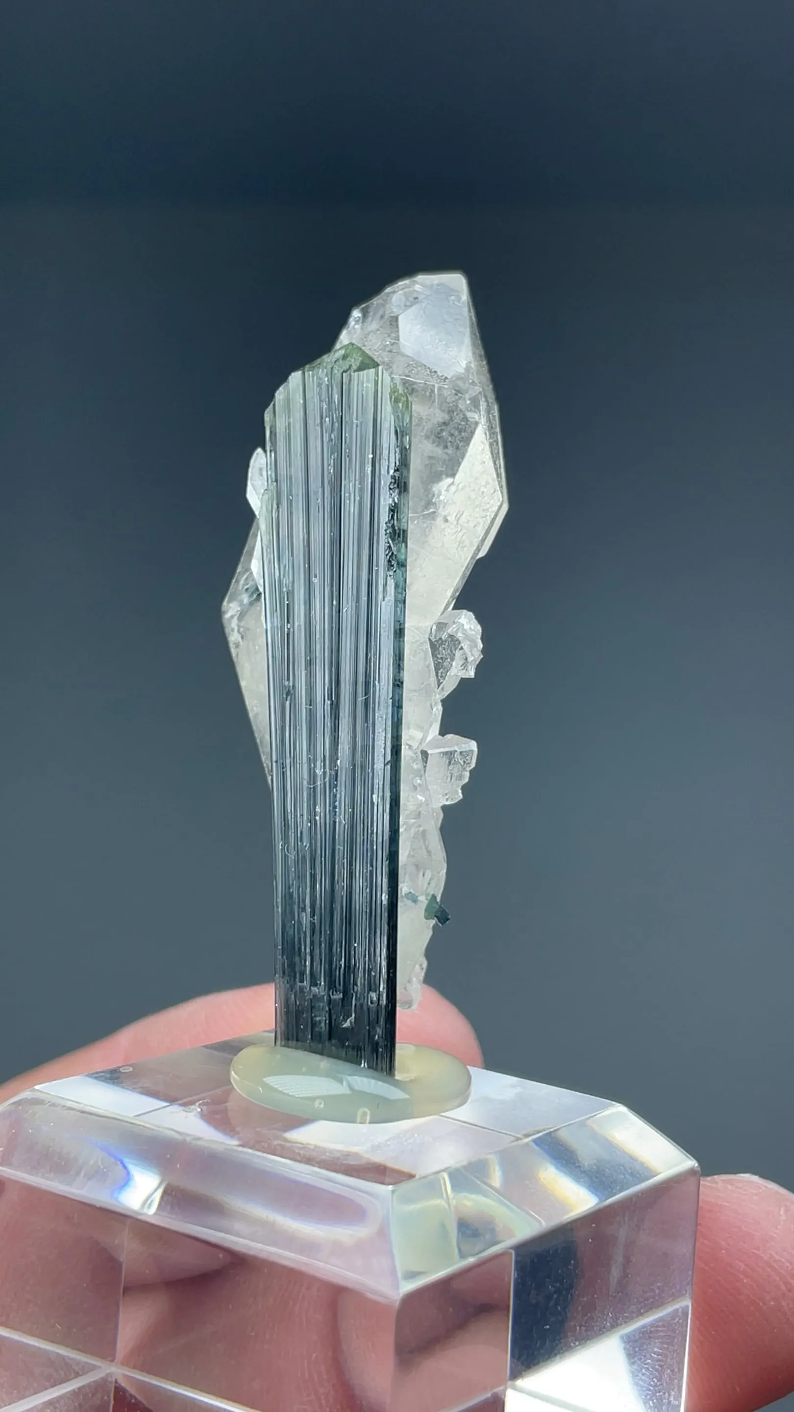Elbaite with Quartz - image 2