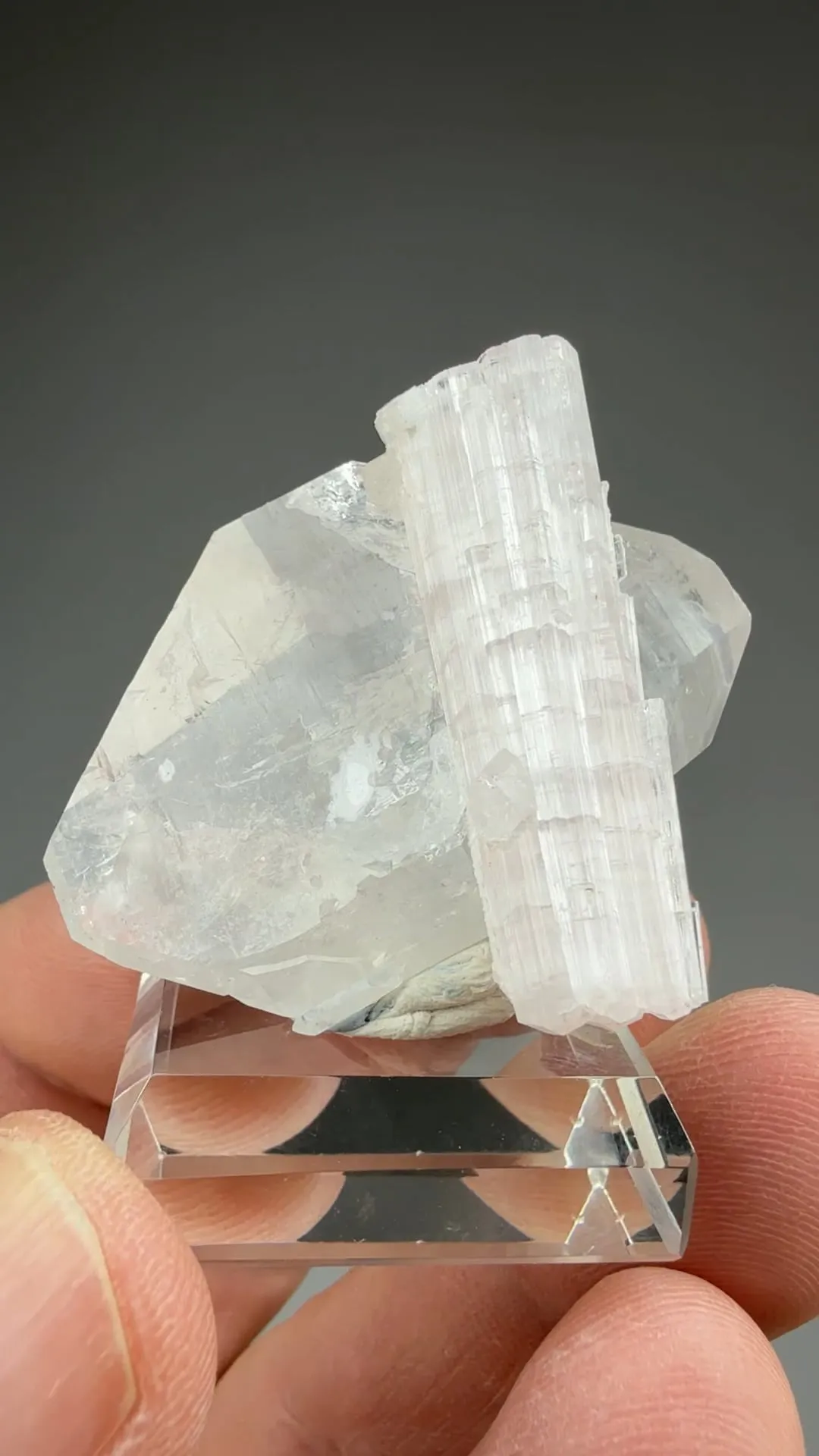 Elbaite with Quartz - image 2