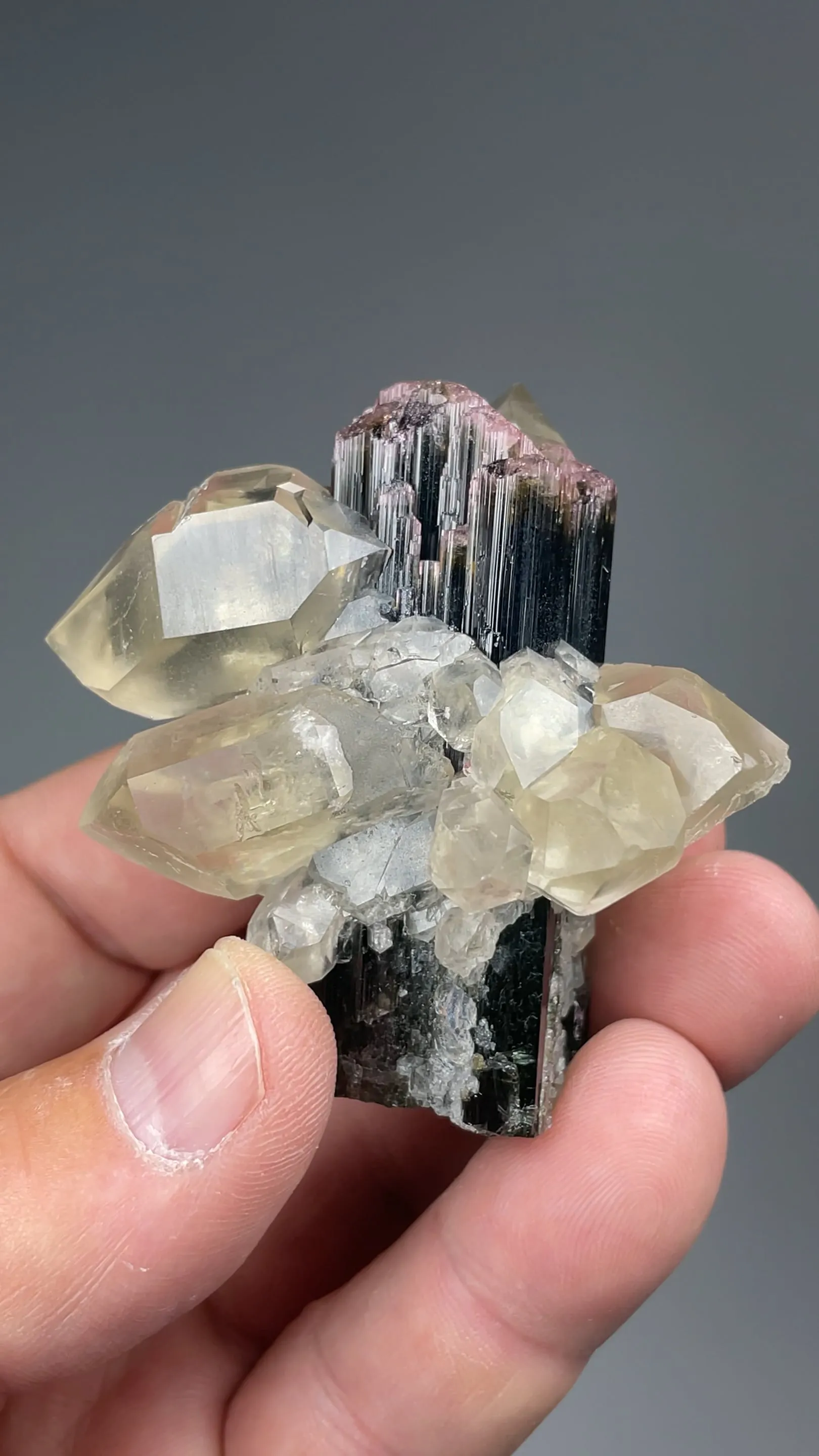 Elbaite with Quartz - image 2