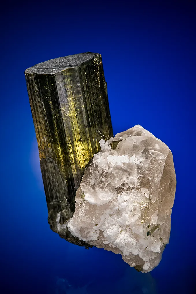 Elbaite with Quartz image