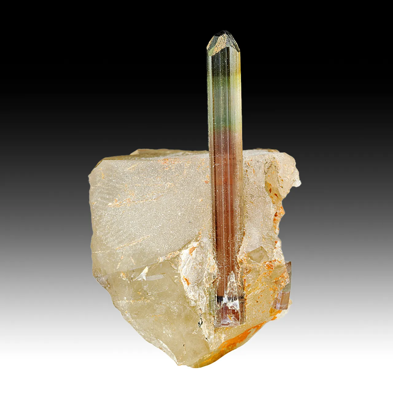 Elbaite with Quartz - image 1