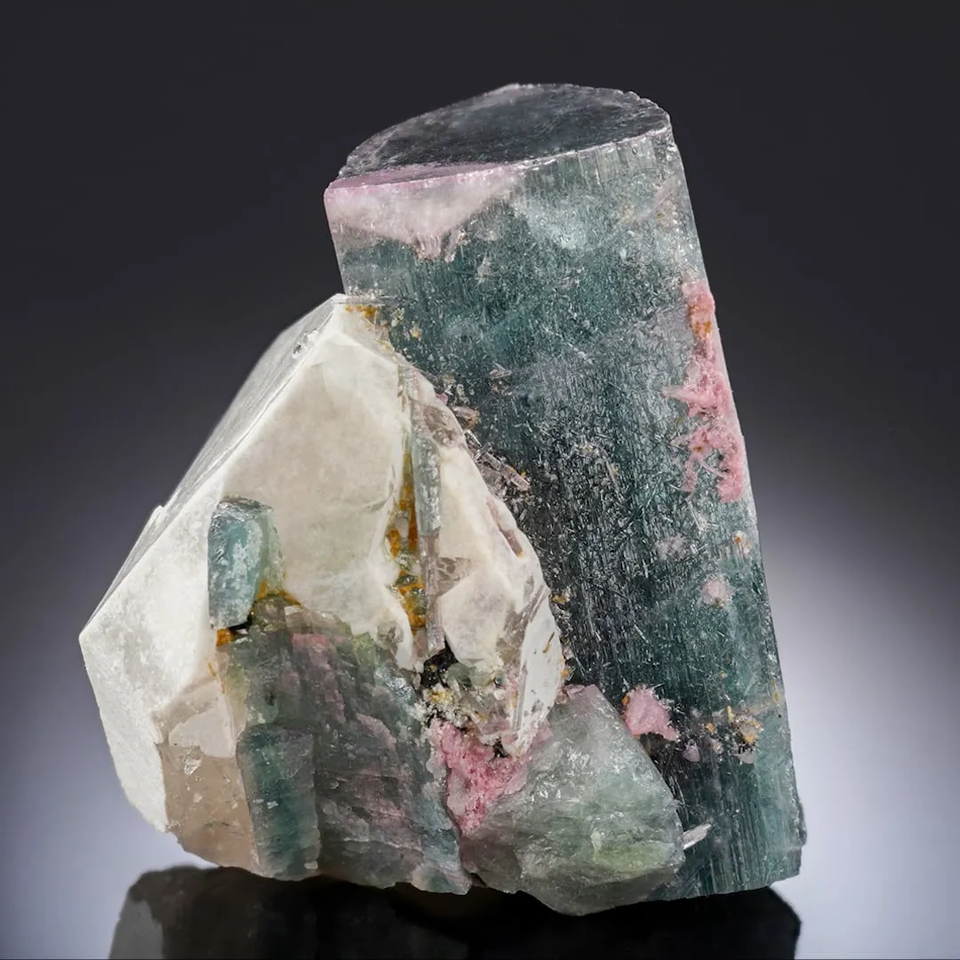 Elbaite with Quartz - image 2