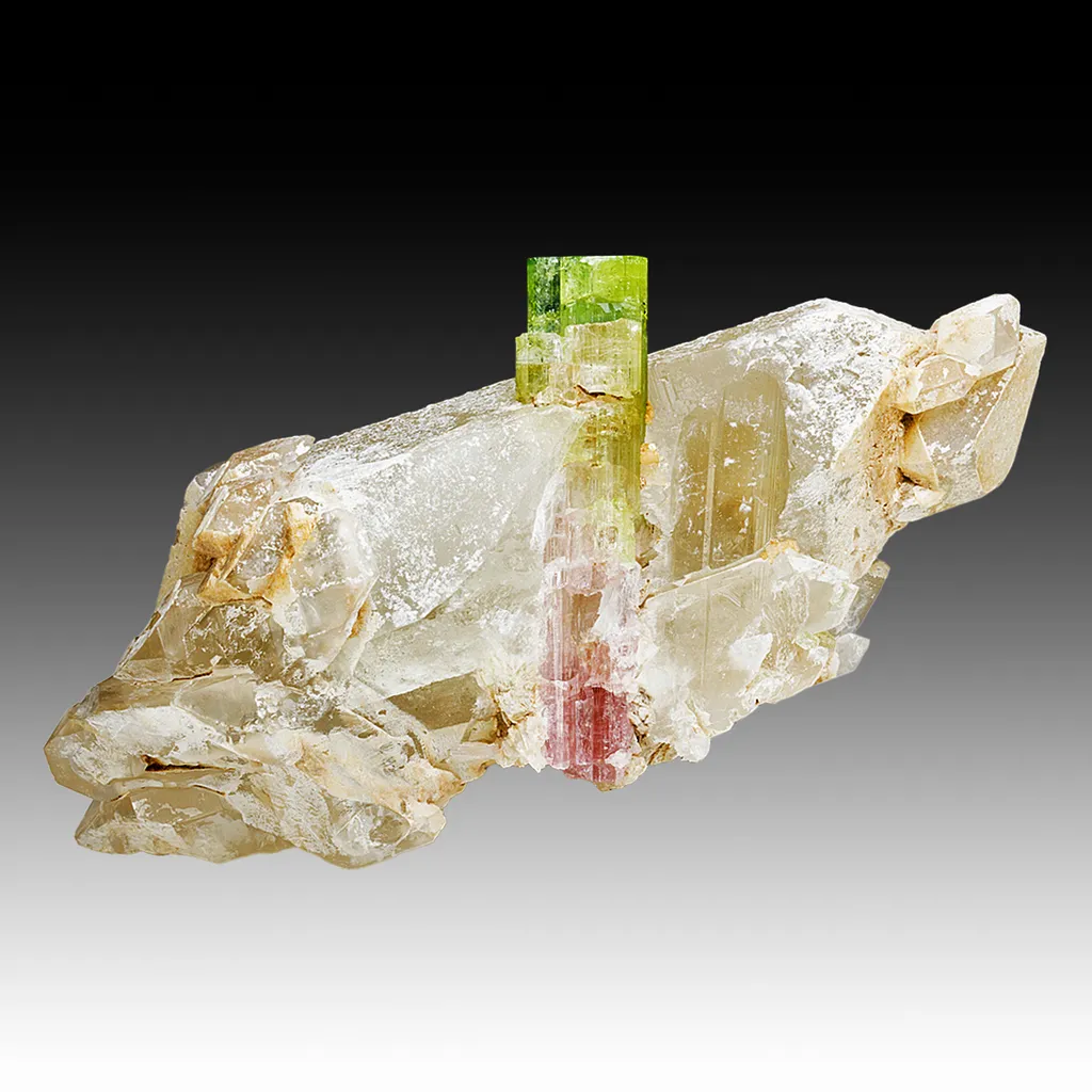 Elbaite with Quartz image