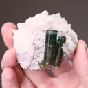 Elbaite with Quartz Lepidolite and Albite var. Cleavelandite - image 2