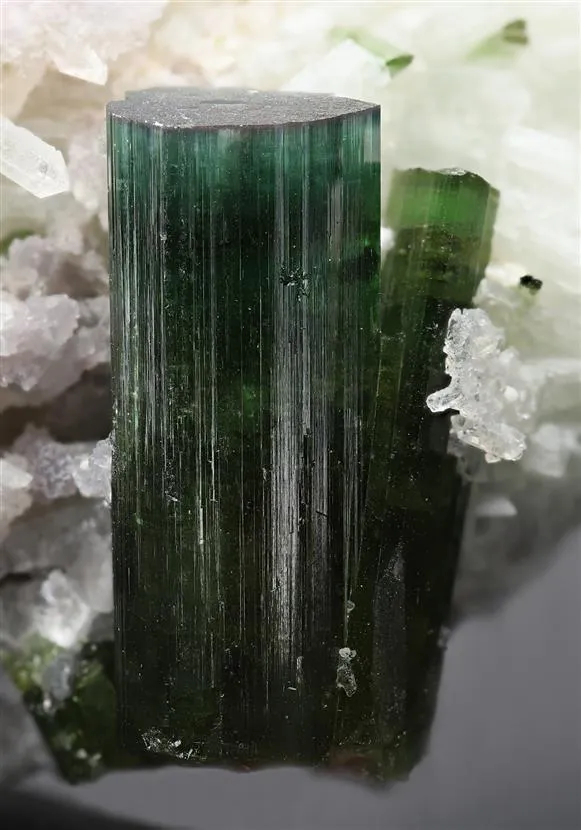 Elbaite with Quartz Lepidolite and Albite var. Cleavelandite - image 1