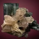 Elbaite with Quartz (restored) - image 2