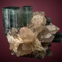 Elbaite with Quartz (restored) - image 1