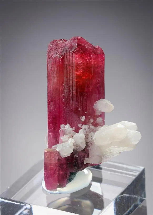Elbaite with Quartz Tourmaline image