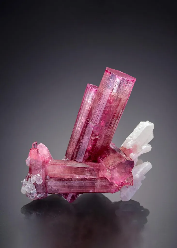 Elbaite with Quartz Tourmaline
