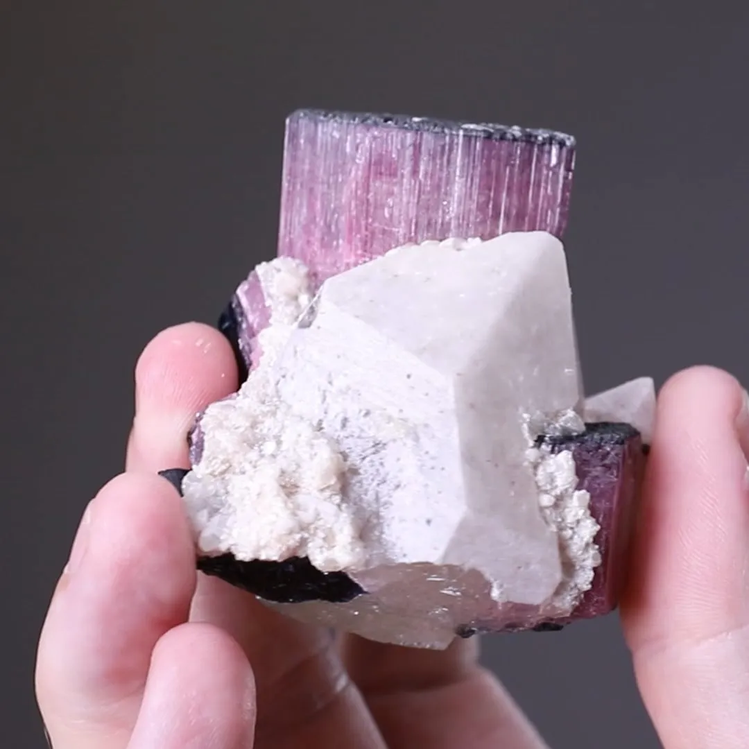 Elbaite with Quartz Tourmaline - image 2