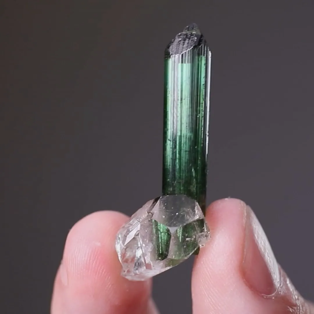 Elbaite with Quartz Tourmaline - image 2