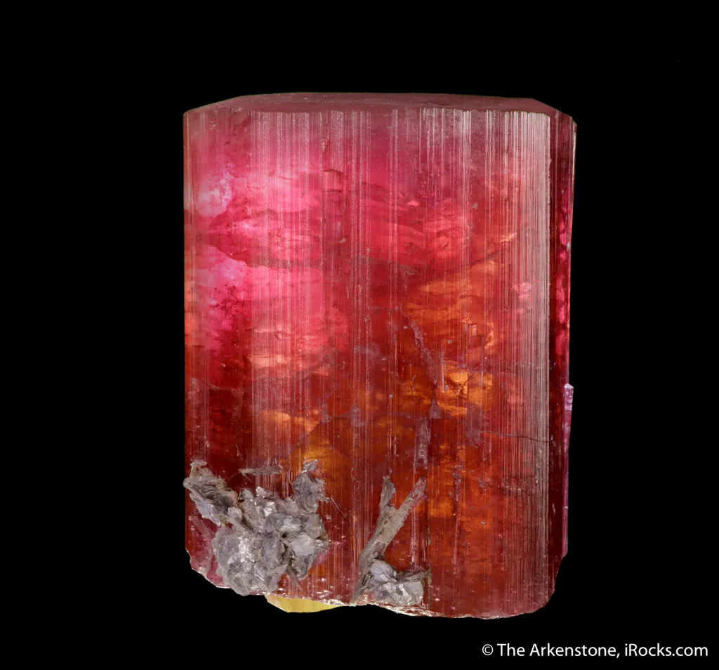 Elbaite with Smoky Quartz image