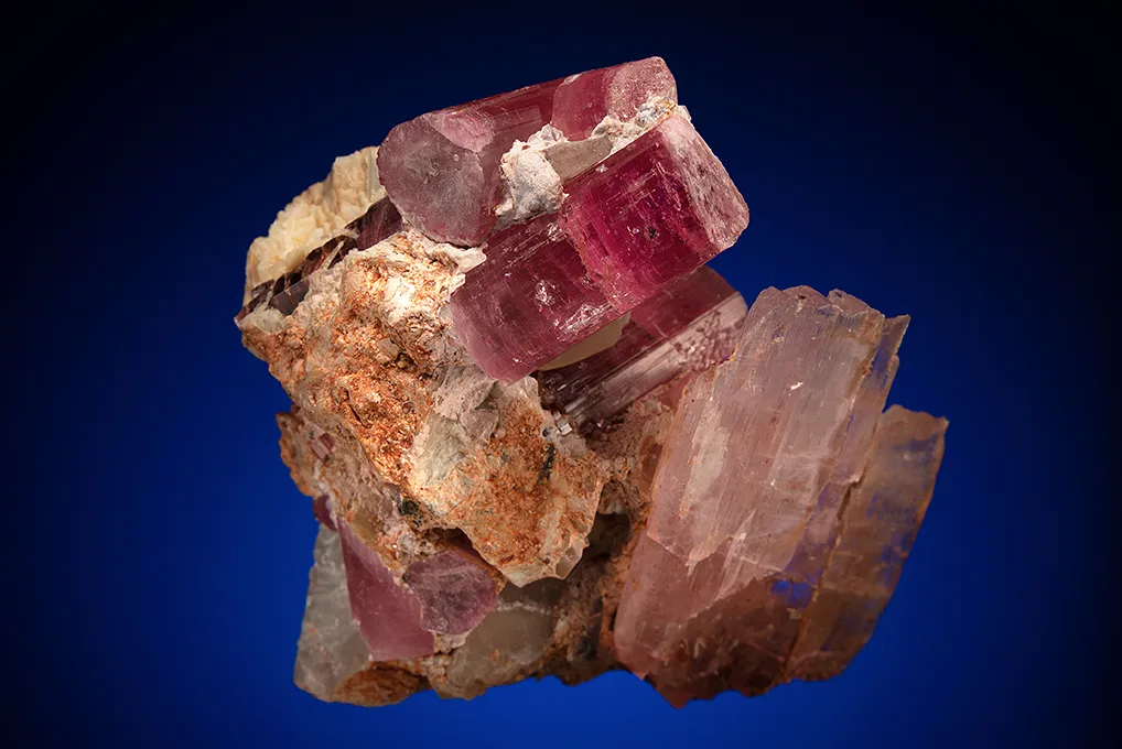 Elbaite with Spodumene var. Kunzite and Quartz - image 4