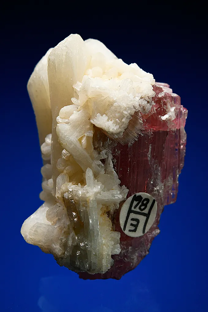 Elbaite with Stilbite - image 2