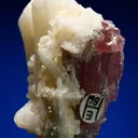 Elbaite with Stilbite - image 2