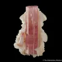 Elbaite with Stilbite - image 2