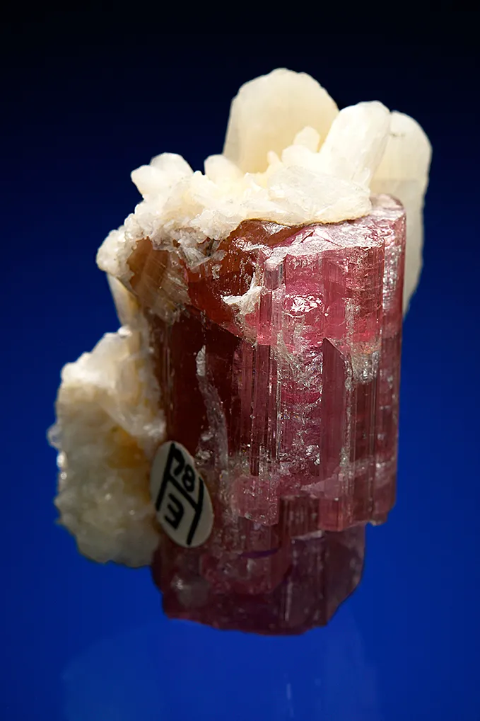 Elbaite with Stilbite - image 3