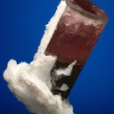 Elbaite with Stilbite and Albite var. Cleavelandite (repaired) - image 2