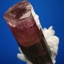 Elbaite with Stilbite and Albite var. Cleavelandite (repaired) - image 4