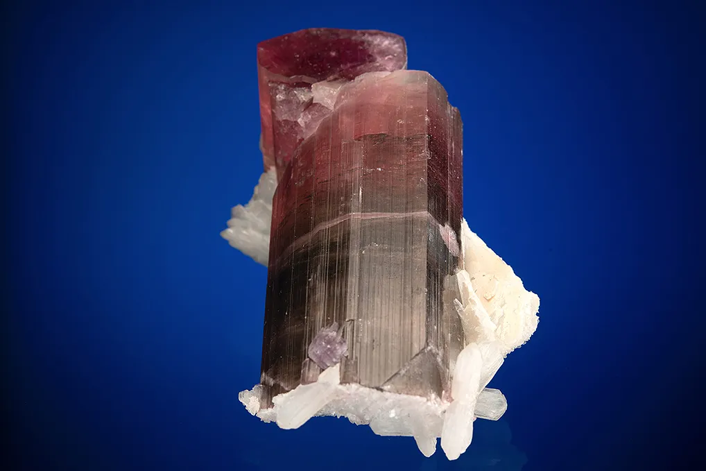 Elbaite with Stilbite (repaired) - image 5