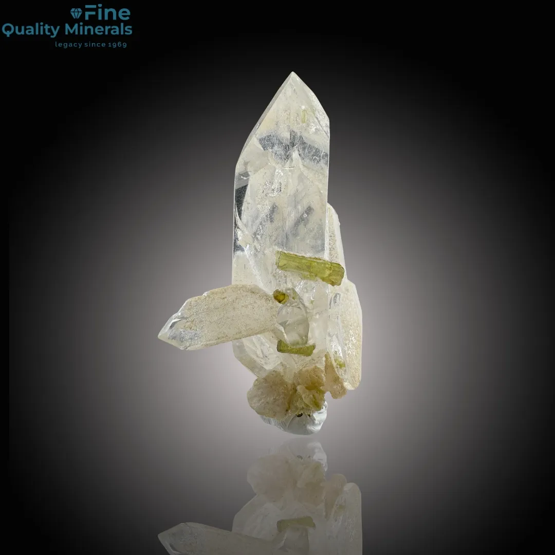Elegant Tourmaline Paired with Quartz Fusion - image 1
