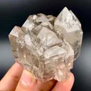 Elestial Smoky window Quartz Crystal from Afghanistan - image 3