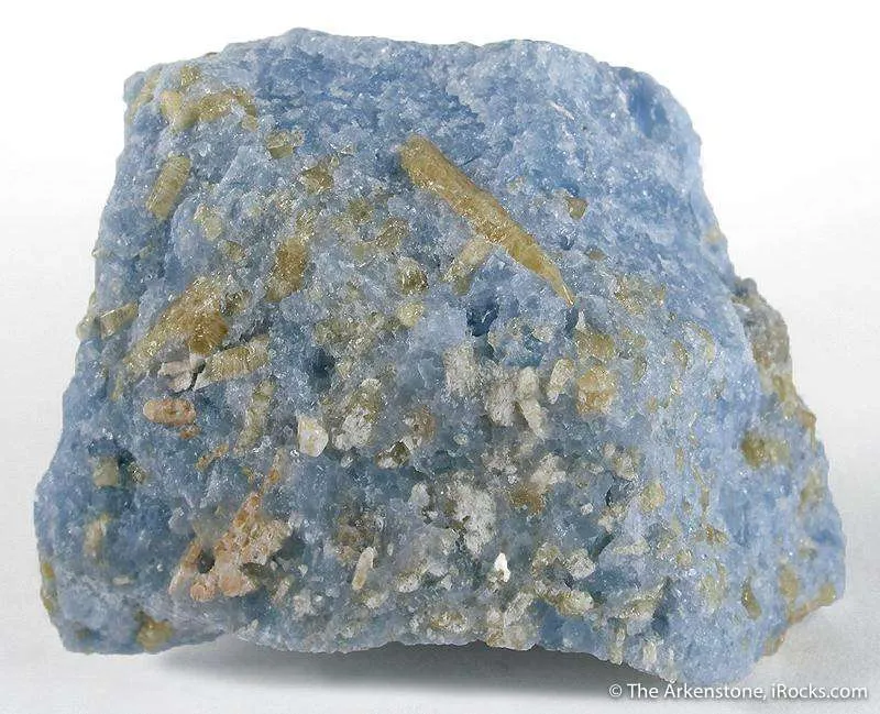 Ellestadite-(F) in Calcite image