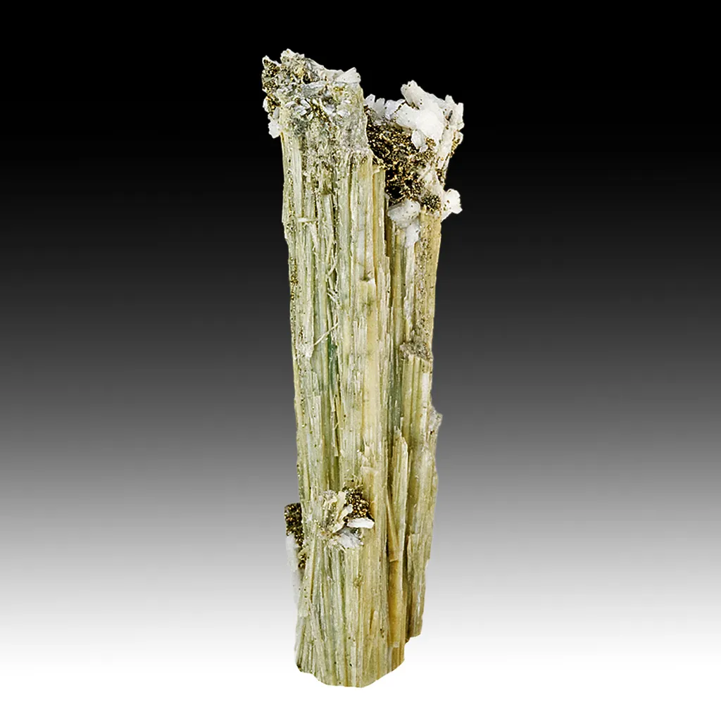 Elpidite with Pyrite image