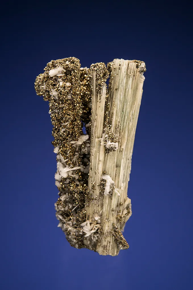 Elpidite with Pyrite on Albite image