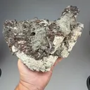 Elpidite with Rhodochrosite, Microcline - image 2