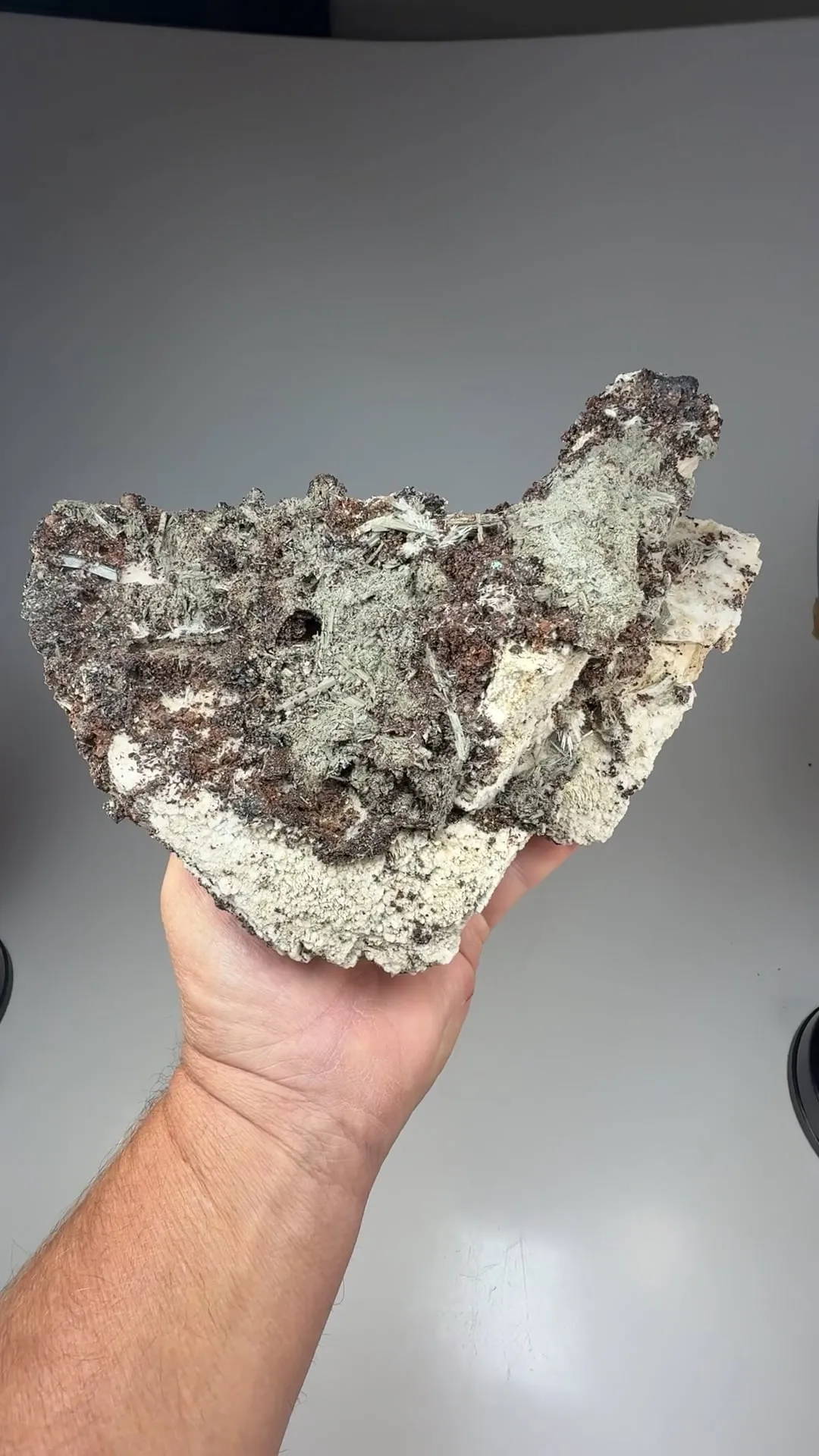 Elpidite with Rhodochrosite, Microcline - image 2